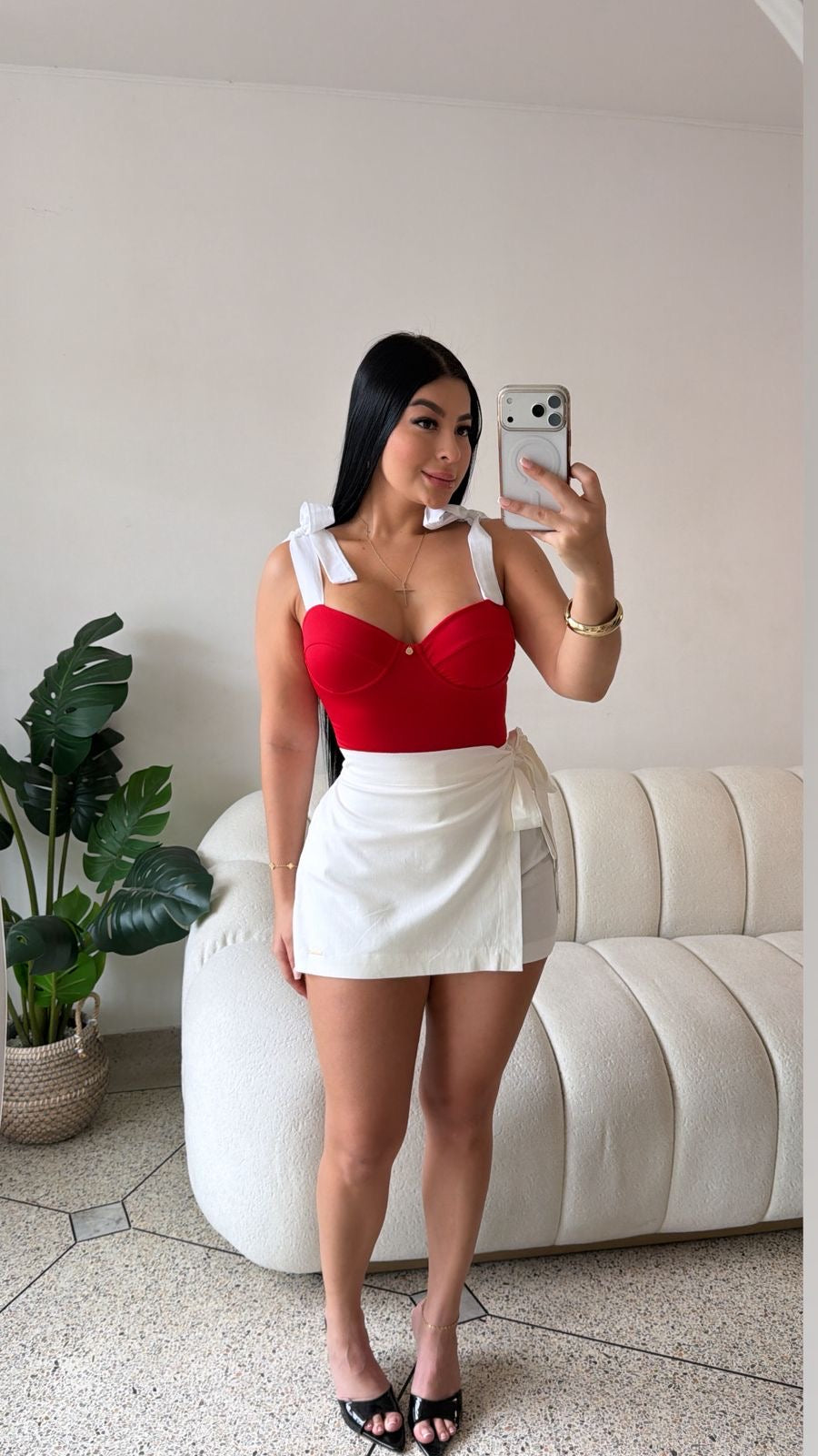 FALDA SHORT LINO