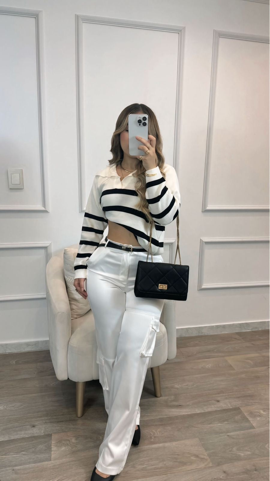 PANT CARGO SATIN